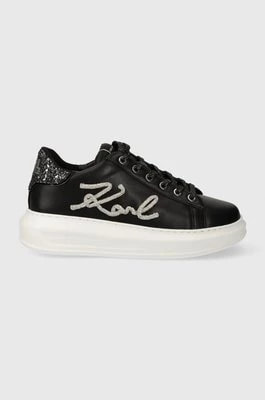 Zdjęcie produktu Karl Lagerfeld sneakersy skórzane KAPRI kolor czarny KL62510G