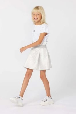 Zdjęcie produktu Karl Lagerfeld sukienka dziecięca kolor biały mini rozkloszowana