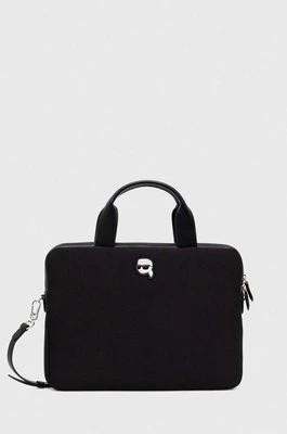Zdjęcie produktu Karl Lagerfeld torba na laptopa kolor czarny