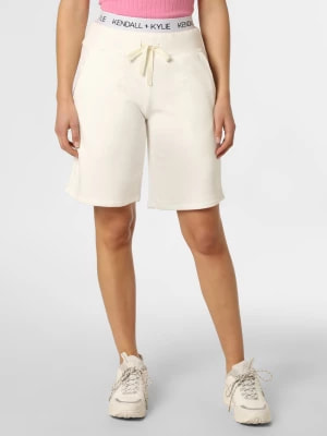 Zdjęcie produktu KENDALL + KYLIE Damskie spodenki dresowe Kobiety Bawełna biały jednolity,