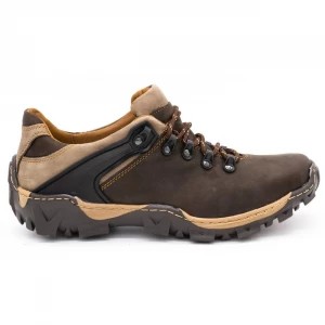 Zdjęcie produktu KENT Męskie buty trekkingowe 116 ciemny brąz brązowe