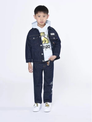 Zdjęcie produktu Kenzo Kids Bluza K25767 S Błękitny Regular Fit