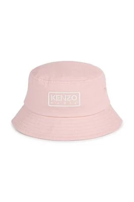 Zdjęcie produktu Kenzo Kids kapelusz bawełniany dziecięcy kolor różowy bawełniany