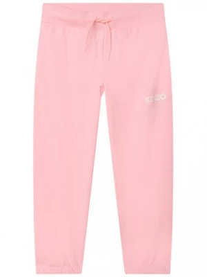 Zdjęcie produktu Kenzo Kids Spodnie dresowe K14255 S Różowy Regular Fit