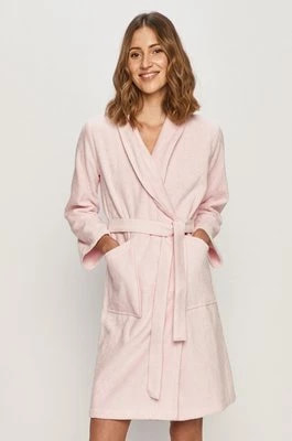 Zdjęcie produktu Kenzo szlafrok bawełniany kolor różowy