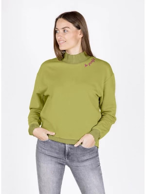 Zdjęcie produktu KEY LARGO Bluza "Grateful" w kolorze zielonym rozmiar: S