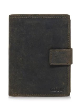Zdjęcie produktu Khaki skórzany portfel męski OCHNIK