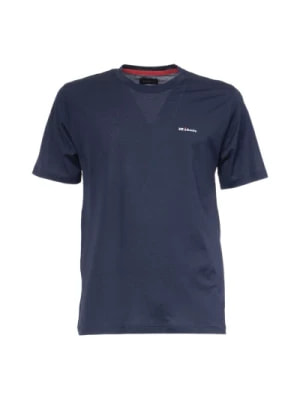 Zdjęcie produktu Kiton, Klasyczny Bawełniany T-Shirt dla Mężczyzn Blue, male,