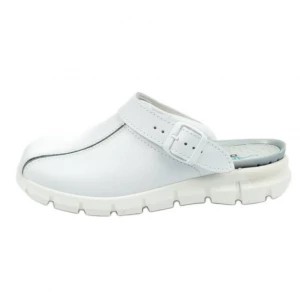 Zdjęcie produktu Klapki chodaki buty medyczne Abeba W 57310 białe