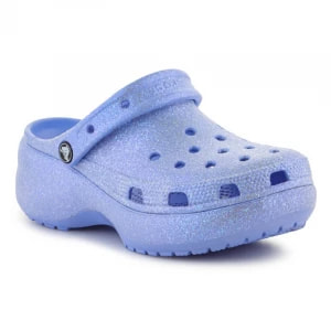 Zdjęcie produktu Klapki Crocs Classic Platform Glitter Clog W 207241-5Q6 niebieskie