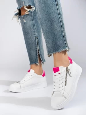 Zdjęcie produktu Klasyczne białe damskie buty sportowe Shelvt