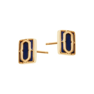 Zdjęcie produktu Kolczyki złote z lapis lazuli - Nomad Nomad - Biżuteria YES