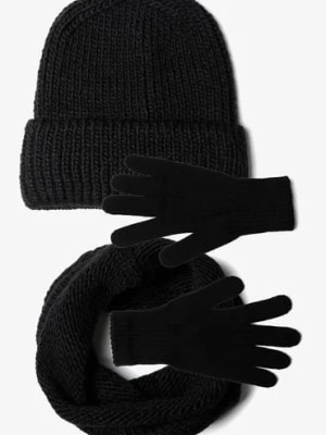 Zdjęcie produktu Komplet zimowy damski- czapka, komin, rękawiczki Margot