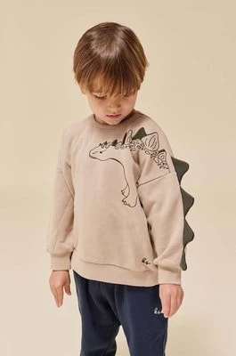 Zdjęcie produktu Konges Sløjd bluza dziecięca kolor brązowy z aplikacją