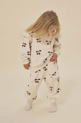 Zdjęcie produktu Konges Sløjd bluza dziecięca kolor różowy wzorzysta