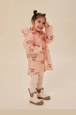 Zdjęcie produktu Konges Sløjd płaszcz przeciwdeszczowy dziecięcy kolor różowy