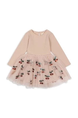 Zdjęcie produktu Konges Sløjd sukienka dziecięca kolor różowy mini rozkloszowana