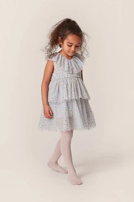 Zdjęcie produktu Konges Sløjd sukienka dziecięca kolor szary mini rozkloszowana
