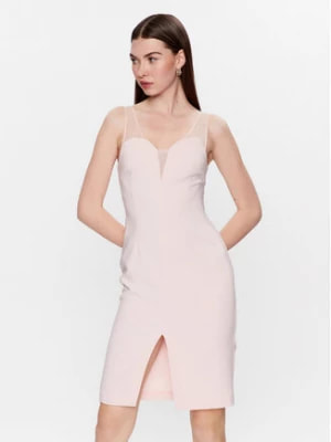 Zdjęcie produktu Kontatto Sukienka koktajlowa NO1013 Różowy Slim Fit