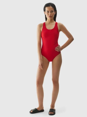 Zdjęcie produktu Kostium kąpielowy jednoczęściowy damski - czerwony 4F