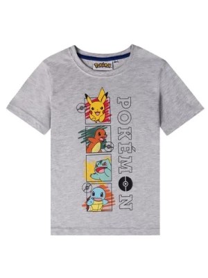 Zdjęcie produktu Koszuka dla chłopca z krótkim rękawem POKÉMON szara Pokemon
