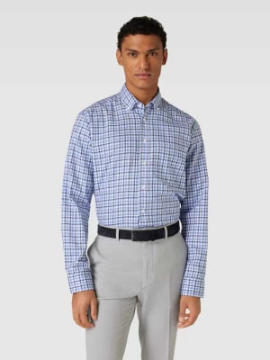 Zdjęcie produktu Koszula biznesowa o kroju regular fit ze wzorem w kratę SEIDENSTICKER REGULAR FIT