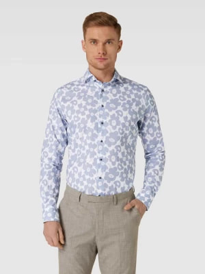 Zdjęcie produktu Koszula biznesowa o kroju slim fit z kwiatowym nadrukiem na całej powierzchni Profuomo