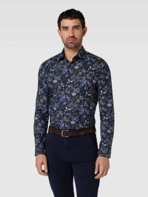 Zdjęcie produktu Koszula biznesowa o kroju super slim fit z kwiatowym wzorem Seidensticker Super SF