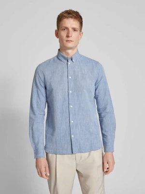 Zdjęcie produktu Koszula casualowa o kroju regular fit z kołnierzykiem typu button down Knowledge Cotton Apparel