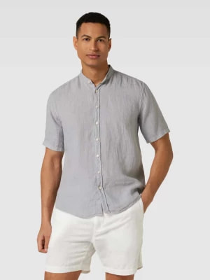 Zdjęcie produktu Koszula casulowa o kroju regular fit z czystego lnu ze stójką Better Rich