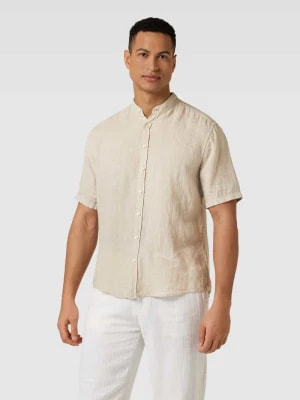 Zdjęcie produktu Koszula casulowa o kroju regular fit z czystego lnu ze stójką Better Rich