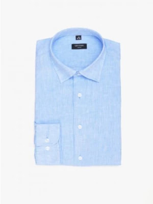 Zdjęcie produktu koszula formento 3015 długi rękaw slim fit błękit Recman
