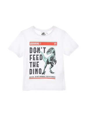 Zdjęcie produktu Jurassic World Koszulka "Dinozaur" w kolorze białym rozmiar: 98