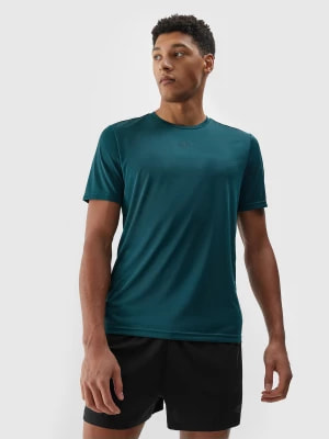 Zdjęcie produktu Koszulka do biegania szybkoschnąca męska - morska zieleń 4F
