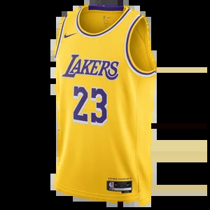Zdjęcie produktu Koszulka męska Nike Dri-FIT NBA Swingman Los Angeles Lakers Icon Edition 2022/23 - Żółty