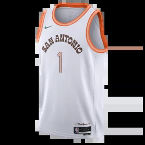 Zdjęcie produktu Koszulka męska Nike Dri-FIT NBA Swingman Victor Wembanyama San Antonio Spurs City Edition 2023/24 - Biel
