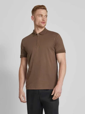 Zdjęcie produktu Koszulka polo o kroju regular fit z listwą na zamek błyskawiczny model ‘FAVE’ Selected Homme