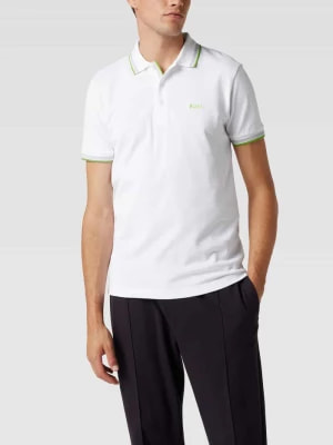 Zdjęcie produktu Koszulka polo o kroju regular fit z wyhaftowanym logo model ‘Paddy’ BOSS Green