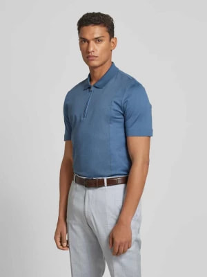 Zdjęcie produktu Koszulka polo o kroju slim fit z zamkiem błyskawicznym Boss