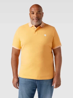 Zdjęcie produktu Koszulka polo PLUS SIZE z obrzyciem w kontrastowym kolorze Tom Tailor Plus