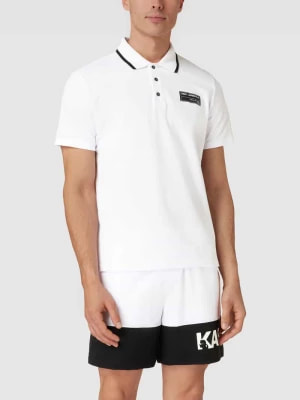 Zdjęcie produktu Koszulka polo z naszywką z logo Karl Lagerfeld Beachwear