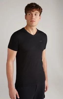 Zdjęcie produktu Koszulki stretchowe z bawełny i modalu w kolorze czarnym 2-pak Joop