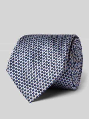 Zdjęcie produktu Krawat jedwabny ze wzorem na całej powierzchni Profuomo
