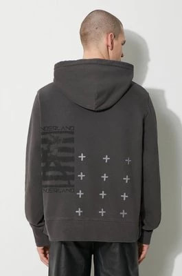 Zdjęcie produktu KSUBI bluza bawełniana portal kash hoodie męska kolor szary z kapturem z nadrukiem MPS24FL011