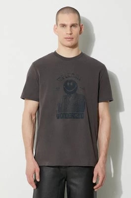 Zdjęcie produktu KSUBI t-shirt bawełniany portal kash ss tee męski kolor szary z nadrukiem MPS24TE014