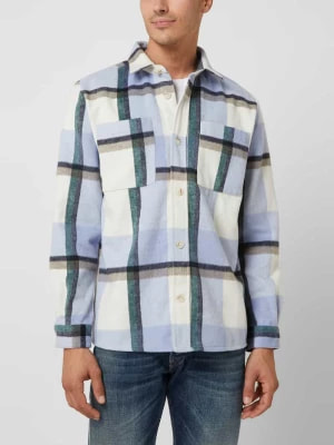 Zdjęcie produktu Kurtka koszulowa o kroju comfort fit ze wzorem w kratę Tom Tailor