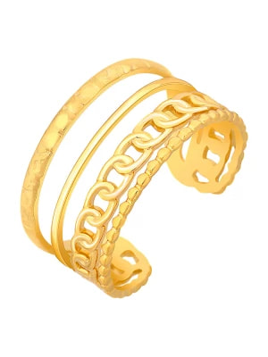 Zdjęcie produktu LA CHIQUITA Pozłacany pierścionek rozmiar: onesize