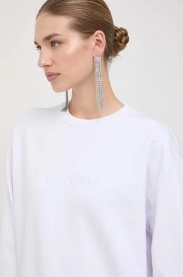 Zdjęcie produktu La Mania bluza damska kolor biały z aplikacją