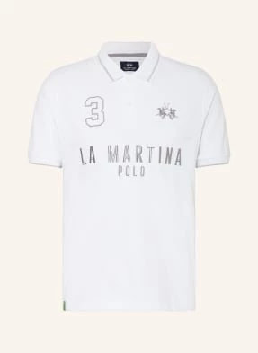 Zdjęcie produktu La Martina Koszulka Polo Z Piki Regular Fit weiss