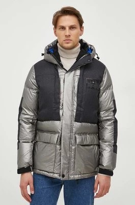 Zdjęcie produktu La Martina kurtka puchowa męska kolor srebrny zimowa